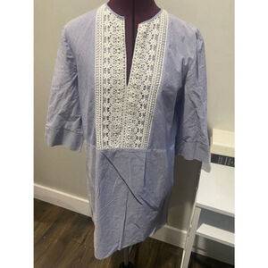 Zara Basic Striped Dress Medium